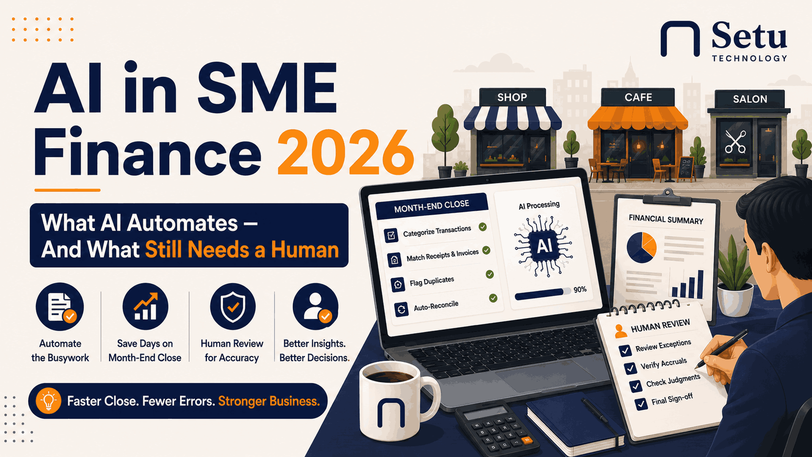 AI in SME Finance in 2026: What It Actually Automates in Your Books (and What Still Needs a Human)
