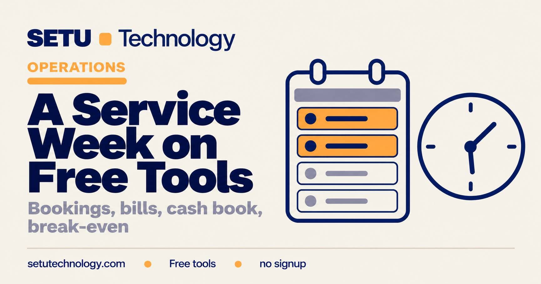 Running a Salon, Clinic or Studio Week on Four Free Browser Tools