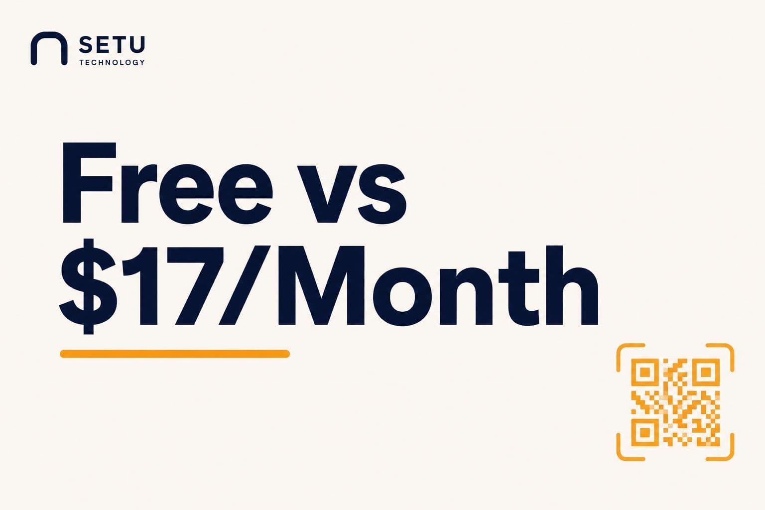 MenuTiger Charges $17/Month for a QR Code Menu. Here's What You Get for Free Instead.