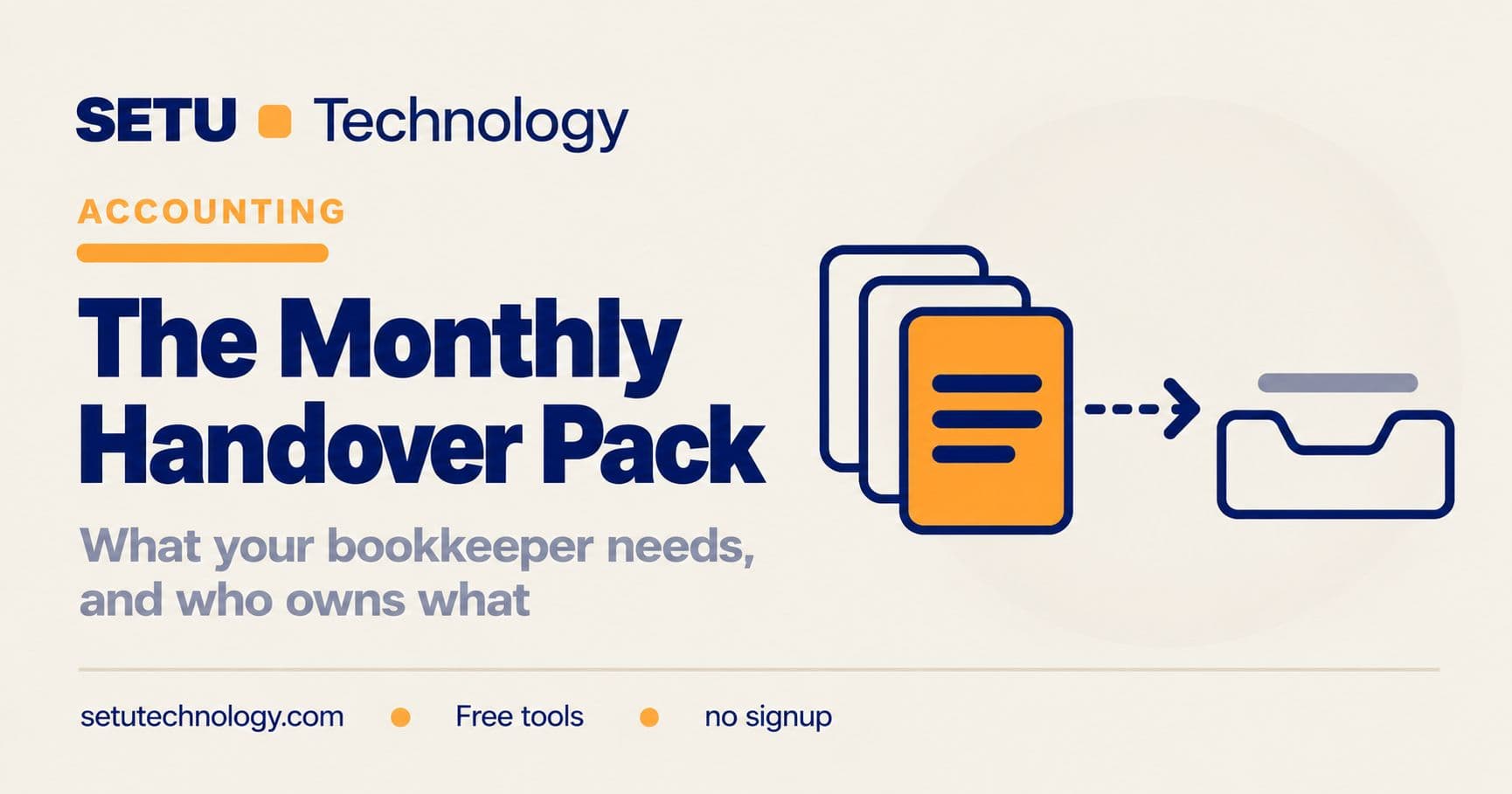 What to Send Your Bookkeeper Every Month, and Who Owns What