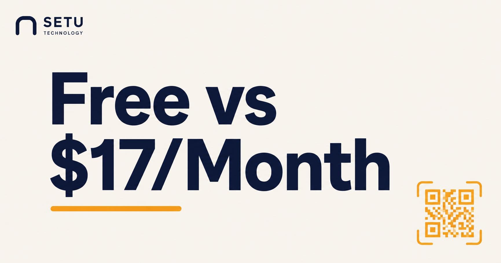MenuTiger Charges $17/Month for a QR Code Menu. Here's What You Get for Free Instead.