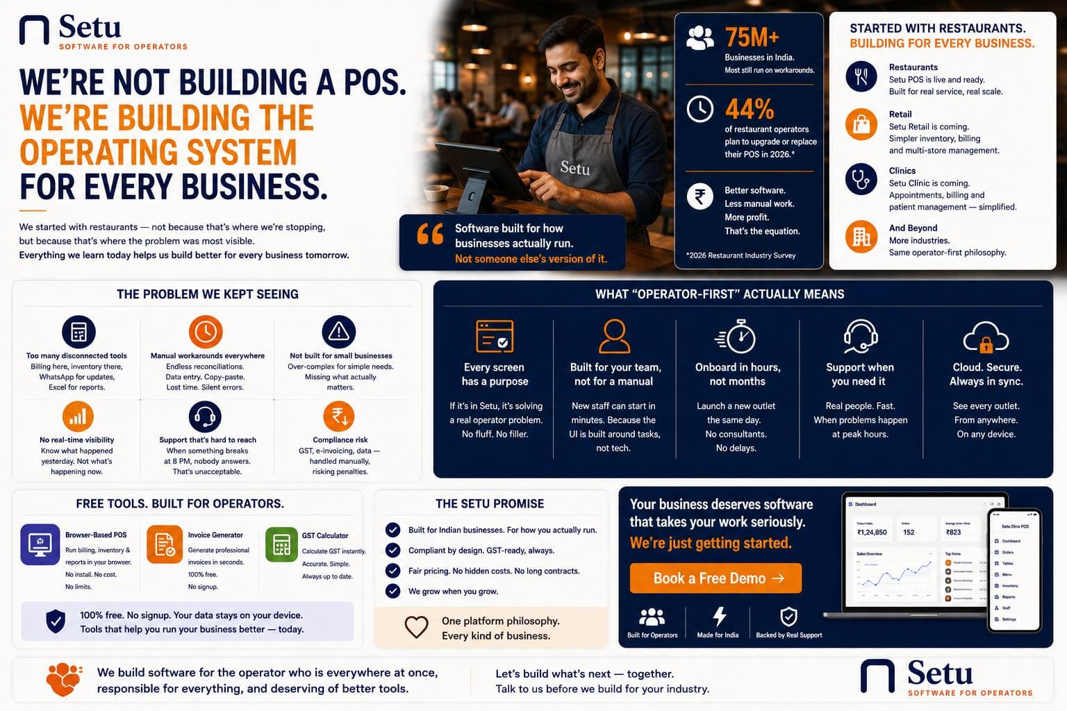 We're Not Building a POS. We're Building the Operating System for Every Business.
